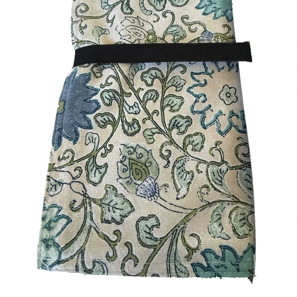 Ralph Lauren Home Blue Floral Placemats 100% Cotton 19x14 Set of 4 Machine Wash